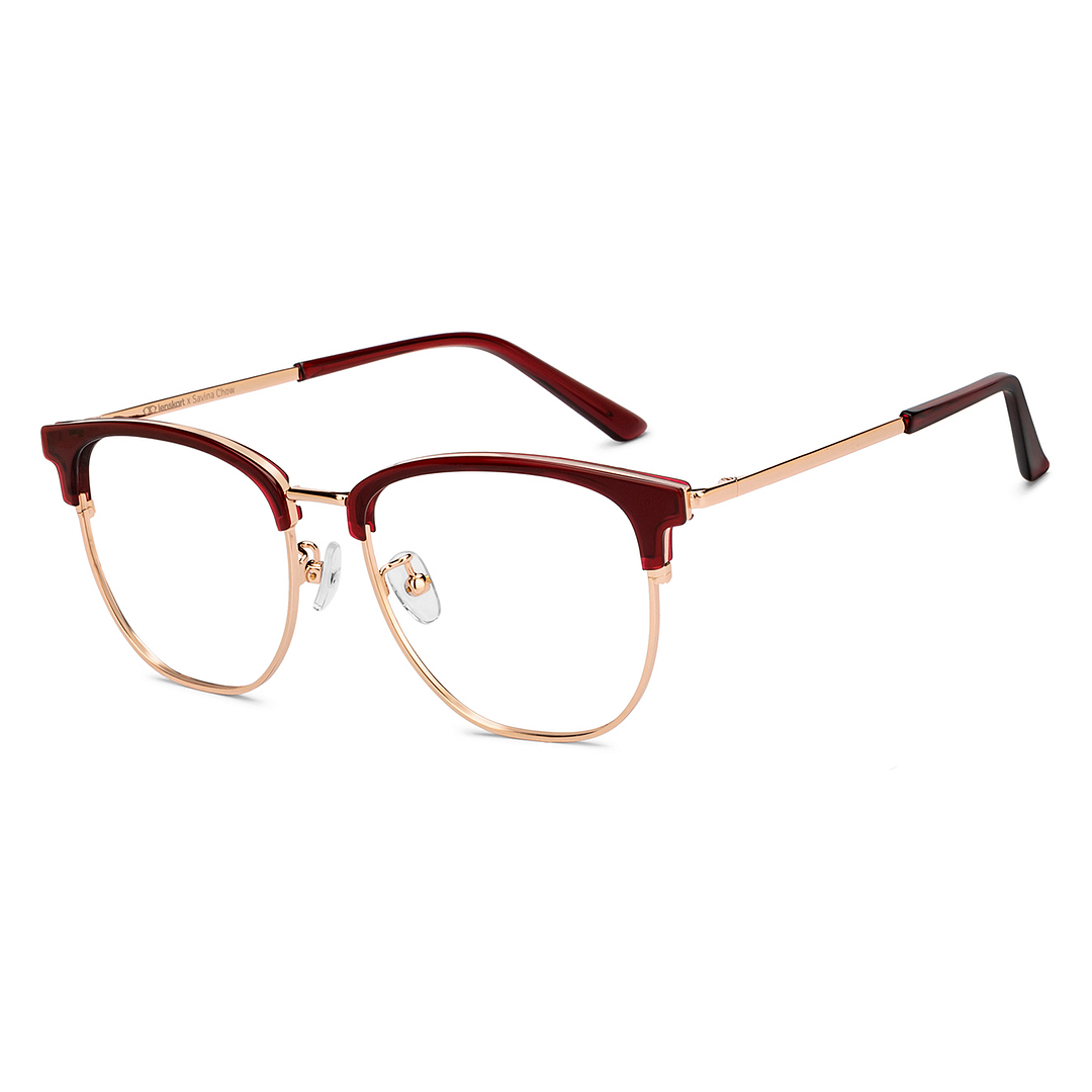 Lenskart Gold Full Rim Cat Eye left side