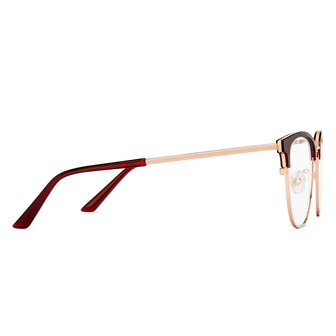 Lenskart Gold Full Rim Cat Eye left side