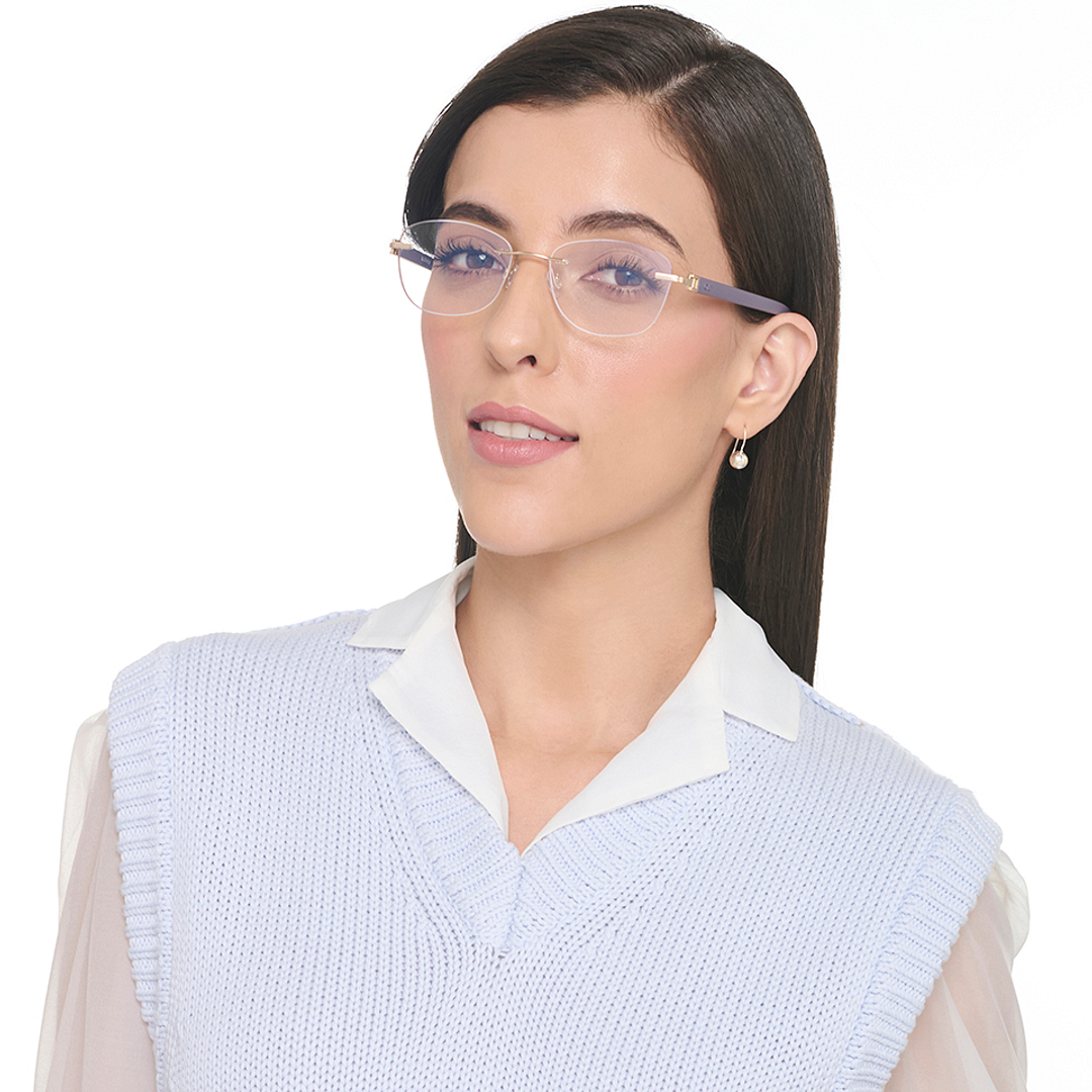 لينسكارت إير أونلاين ذهب بدون حافة دائري right side