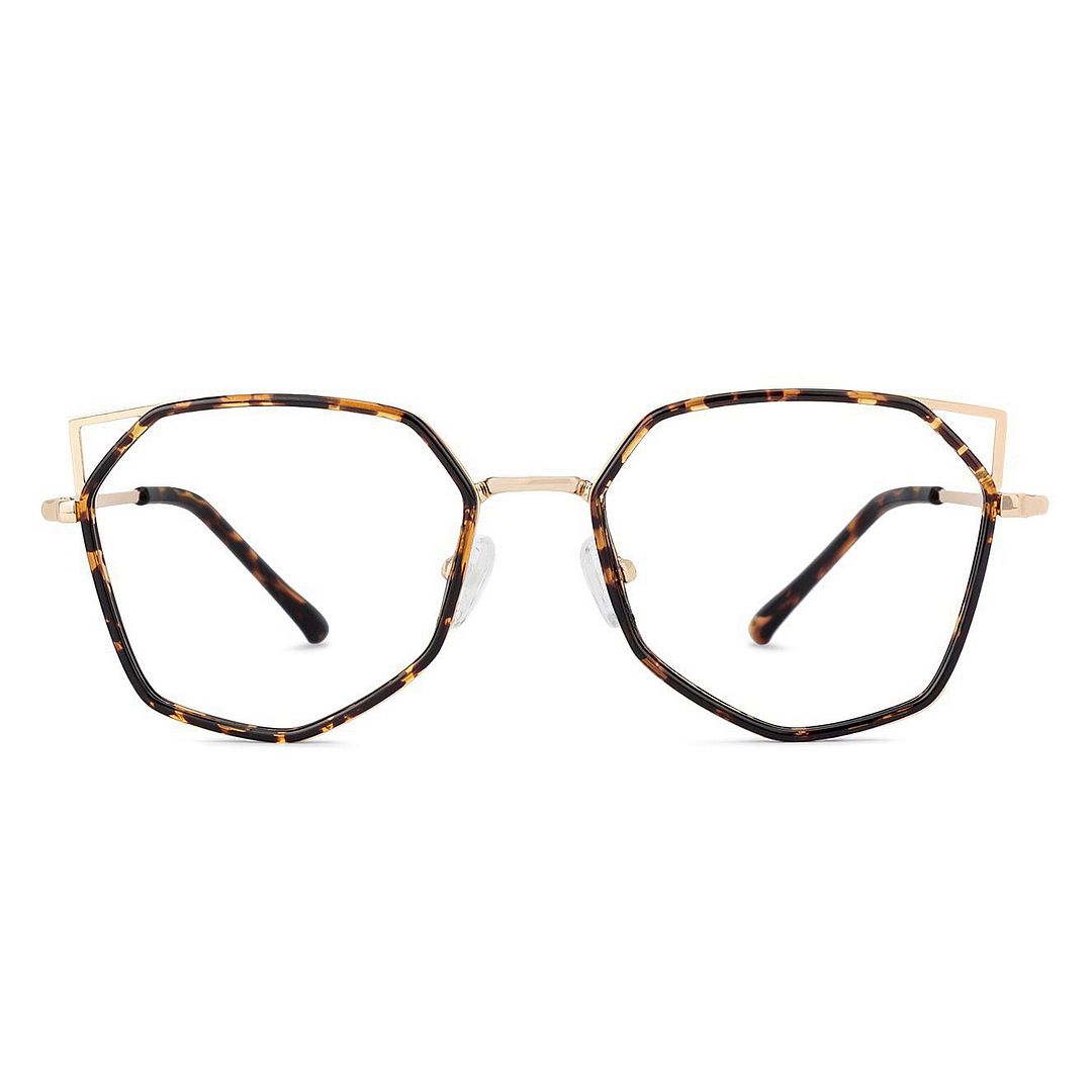 Lenskart Air Online Light Brown Full Rim Geometric left side