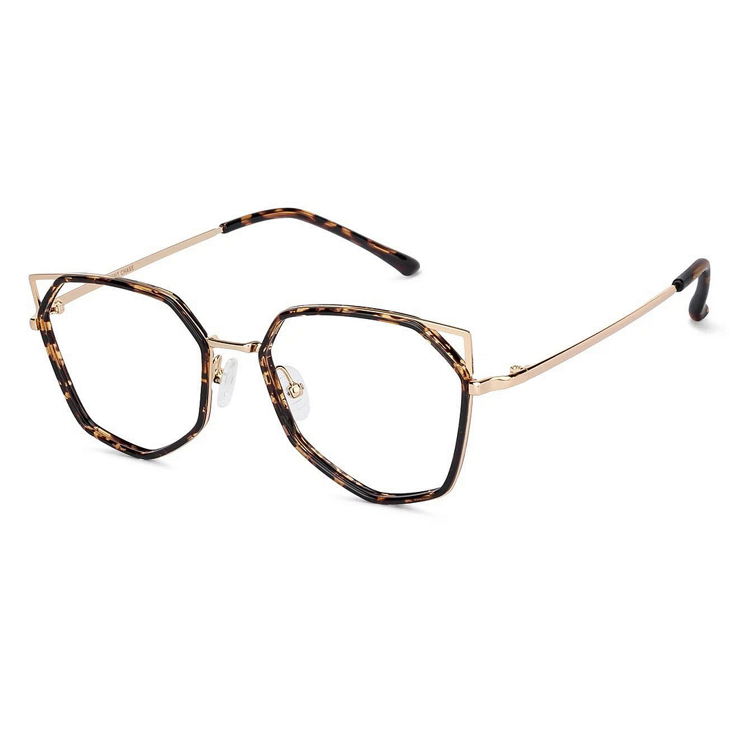 Lenskart Air Online Light Brown Full Rim Geometric left side