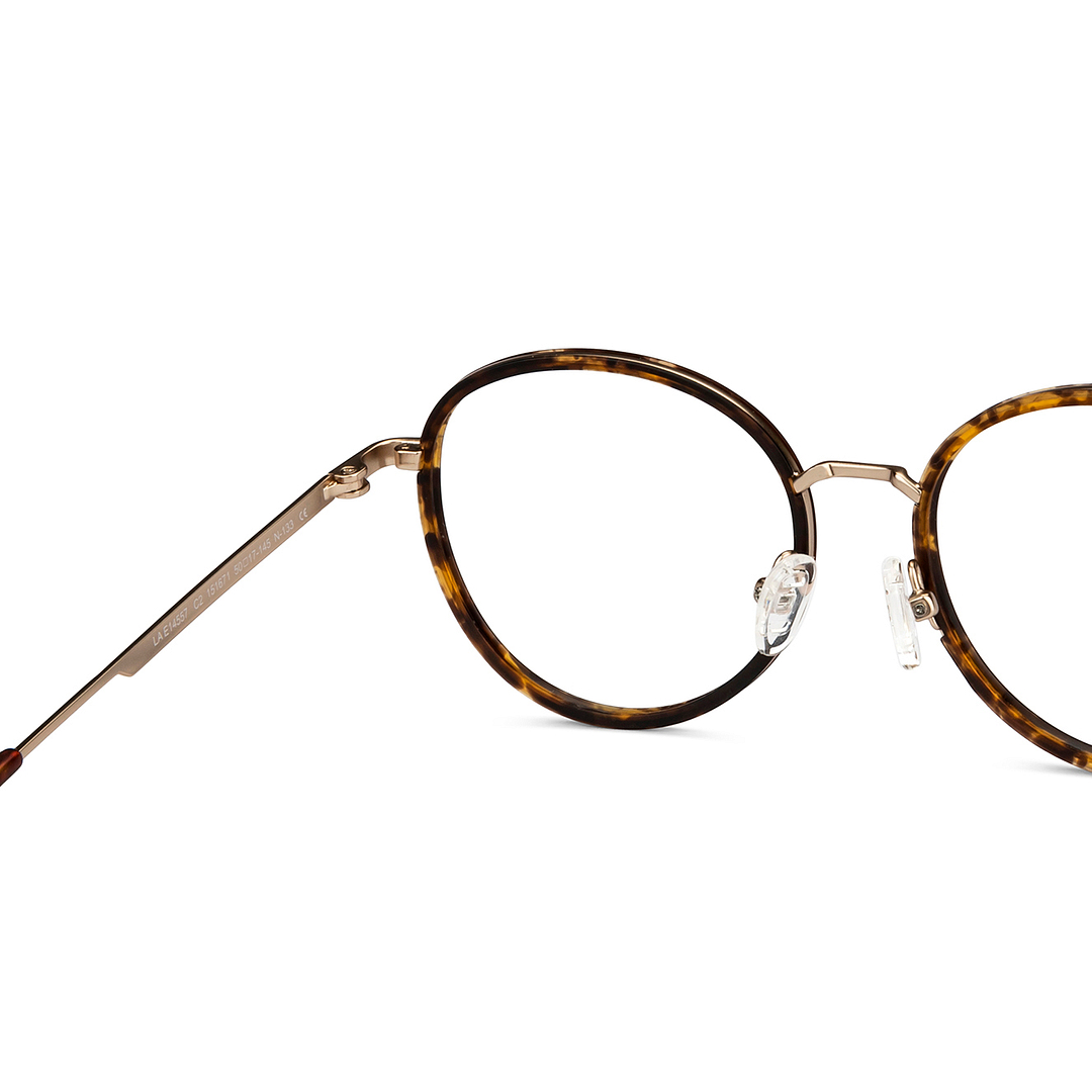Lenskart Air Online Gold Full Rim Round right side