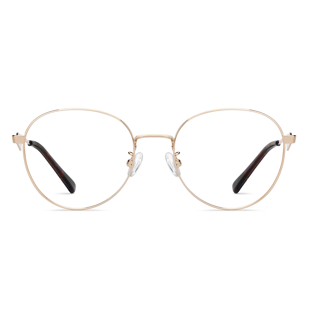 Lenskart Gold Full Rim Round right side