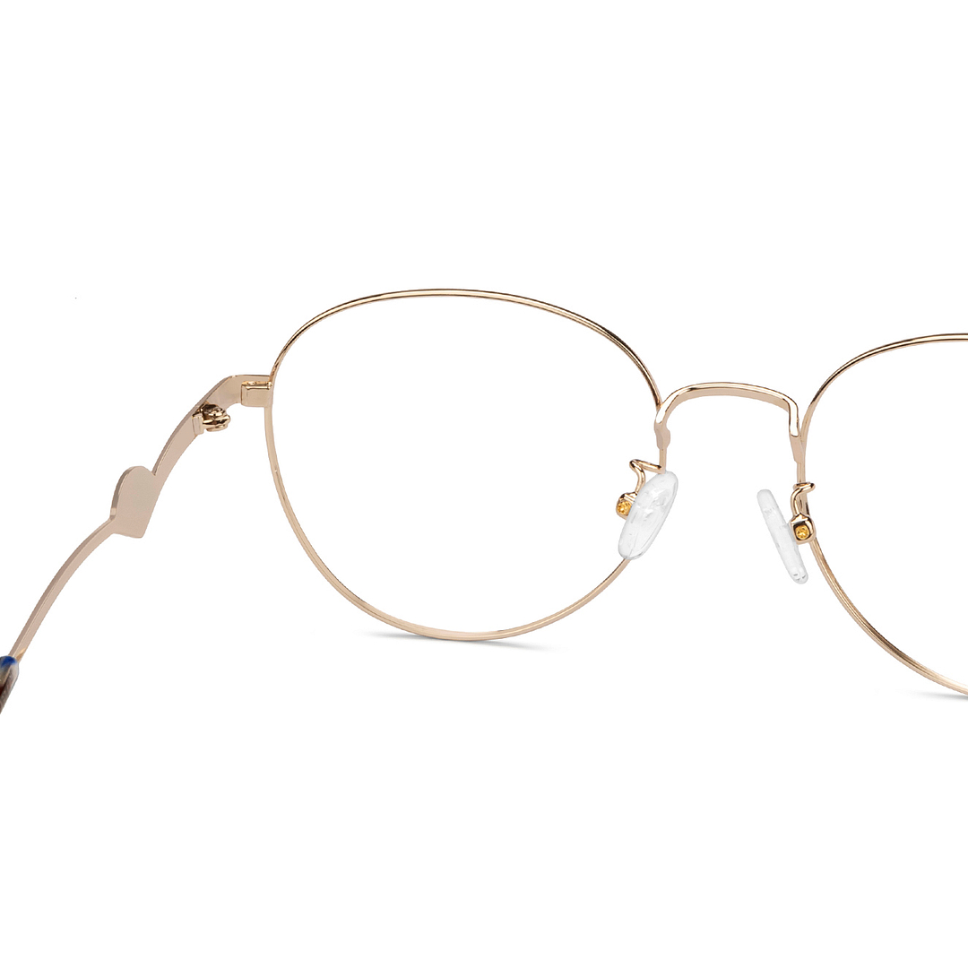 Lenskart Gold Full Rim Round right side