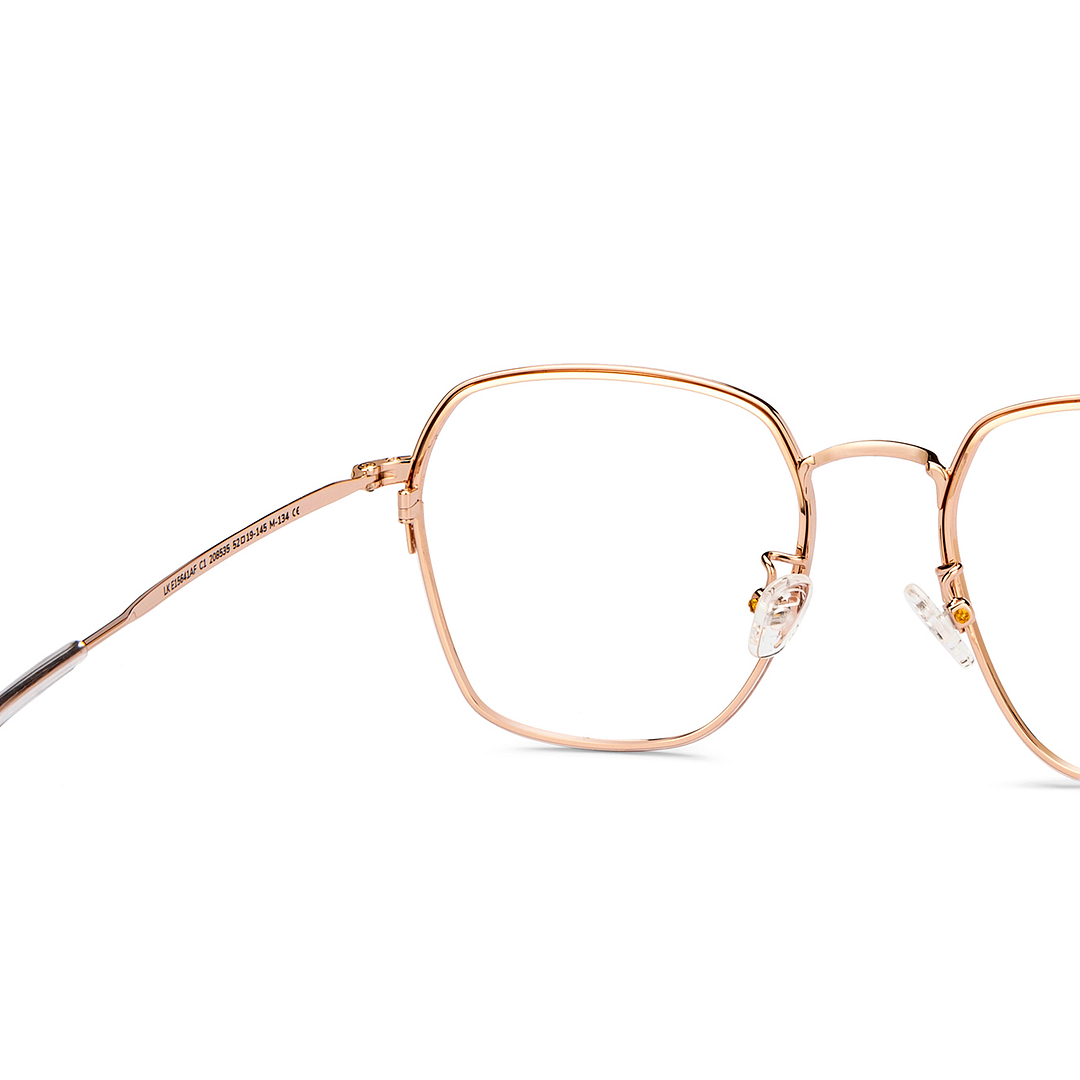 Lenskart Gold Full Rim Hexagonal right side