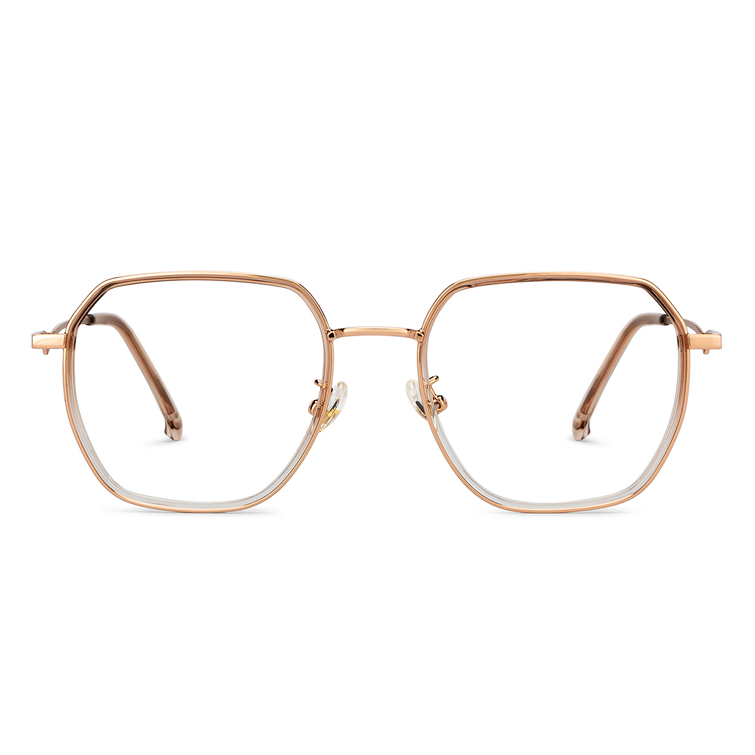 Lenskart Crystal Transparent Full Rim Hexagonal right side