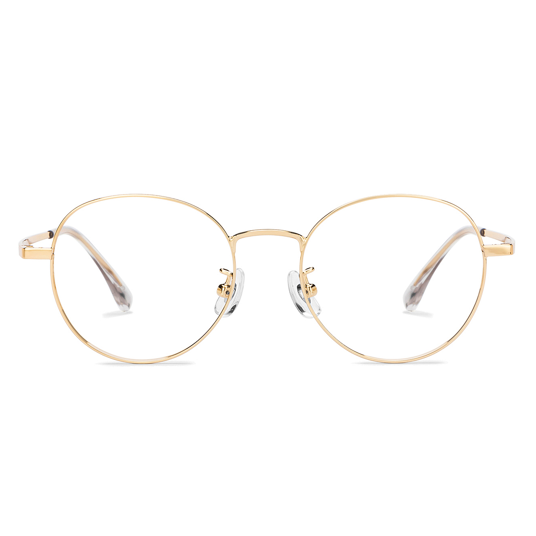 Lenskart Air Crystal Transparent Full Rim Round left side