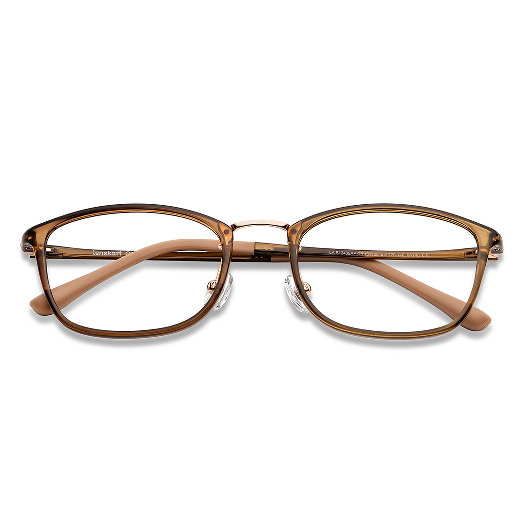 Lenskart Air Online Gold Full Rim Rectangle left side