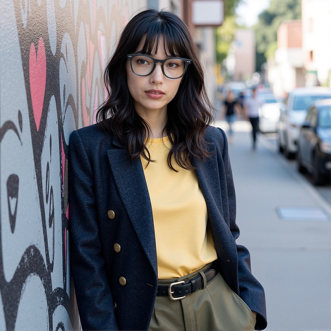 Lenskart Hustlr Graphite-Ace Full Rim Square left side