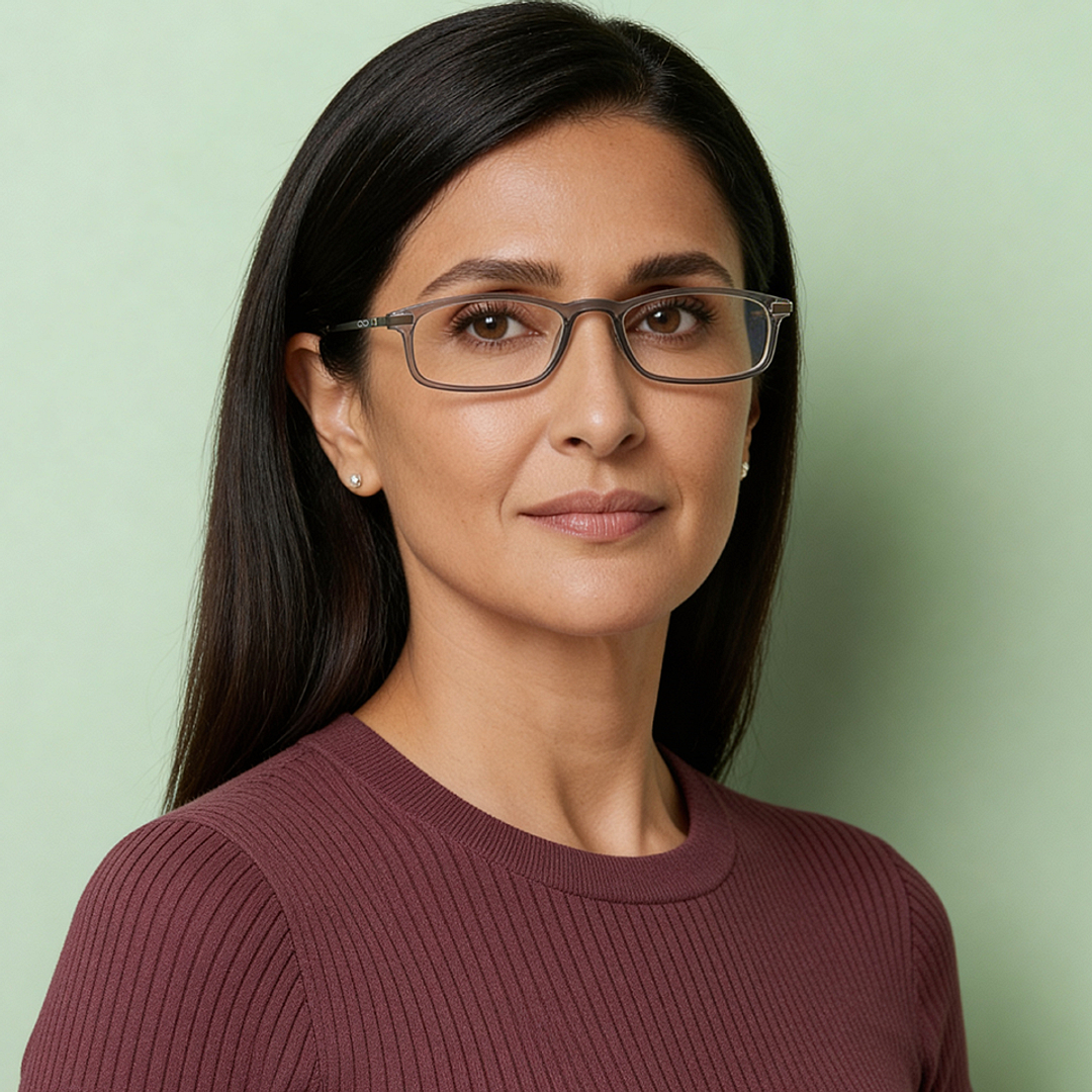 Lenskart READERS Gray Dark Gunmetal Full Rim Rectangle Lenskart READERS LR E13701 Only for 1 25 Prefitted Powers right side