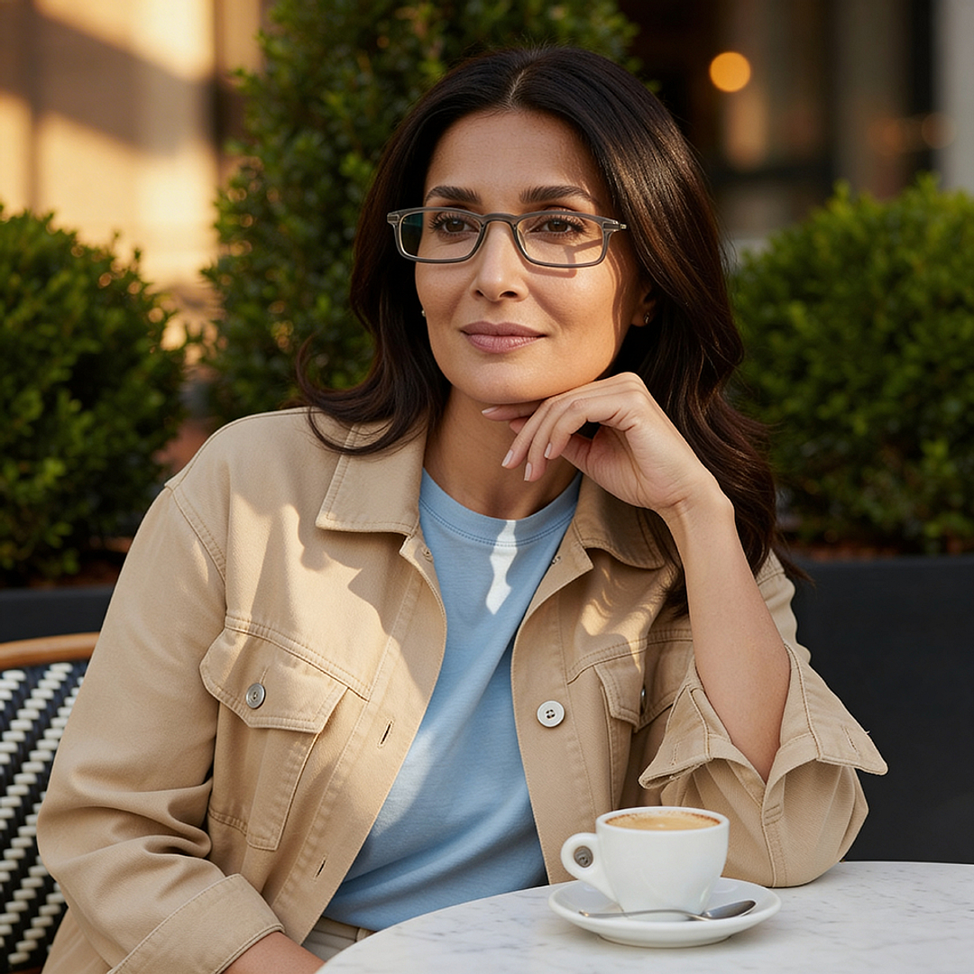 Lenskart READERS Gray Dark Gunmetal Full Rim Rectangle Lenskart READERS LR E13701 Only for 1 25 Prefitted Powers right side