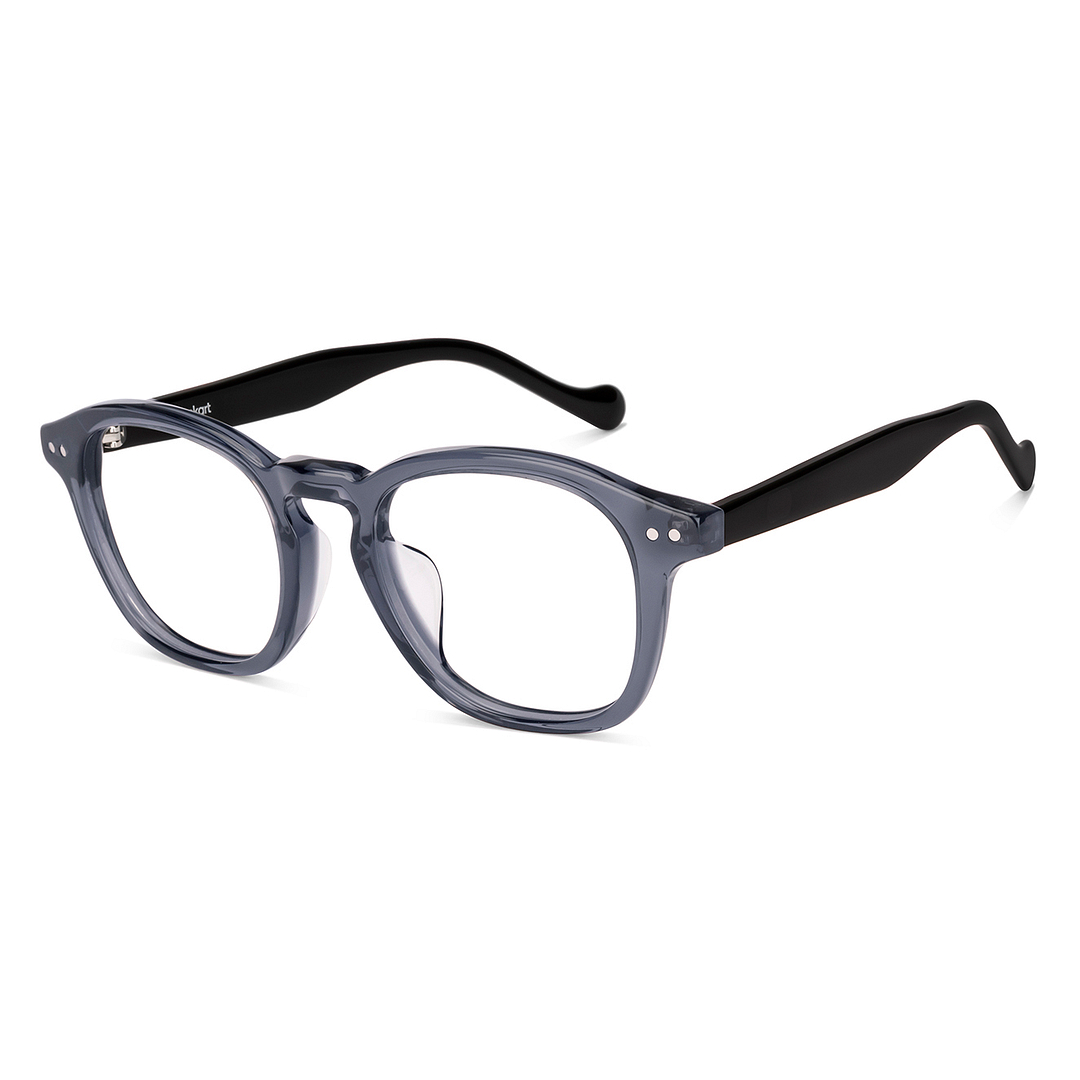 Lenskart Gray Transparent Full Rim Square right side