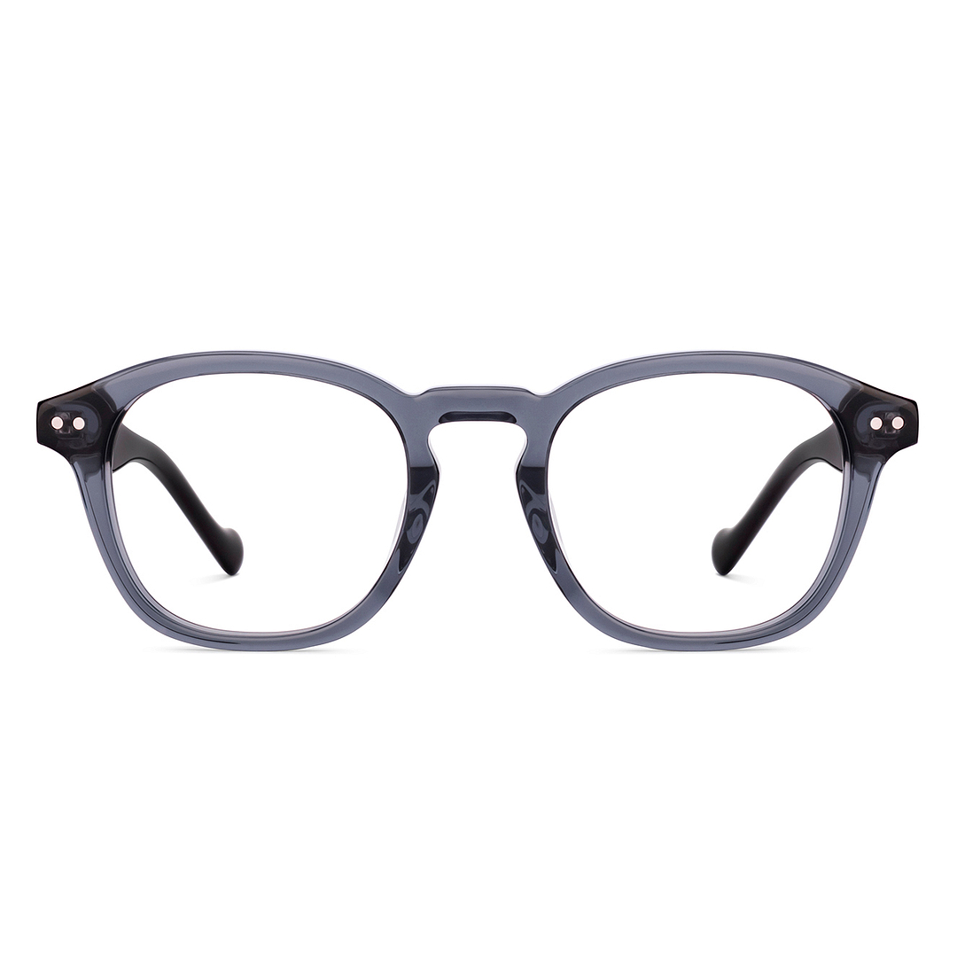 Lenskart Gray Transparent Full Rim Square left side