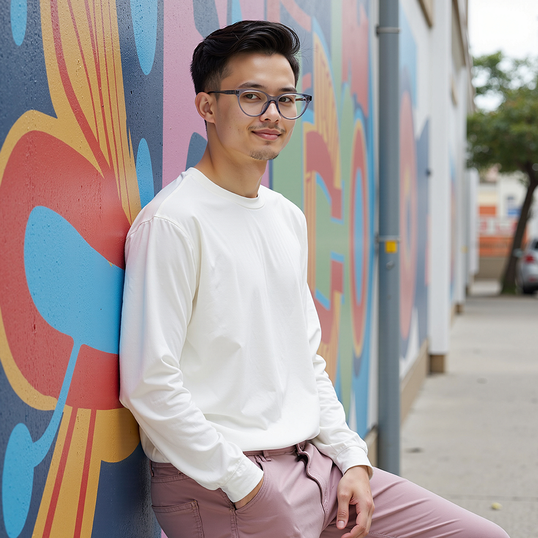 Lenskart Gray Transparent Full Rim Cat Eye left side