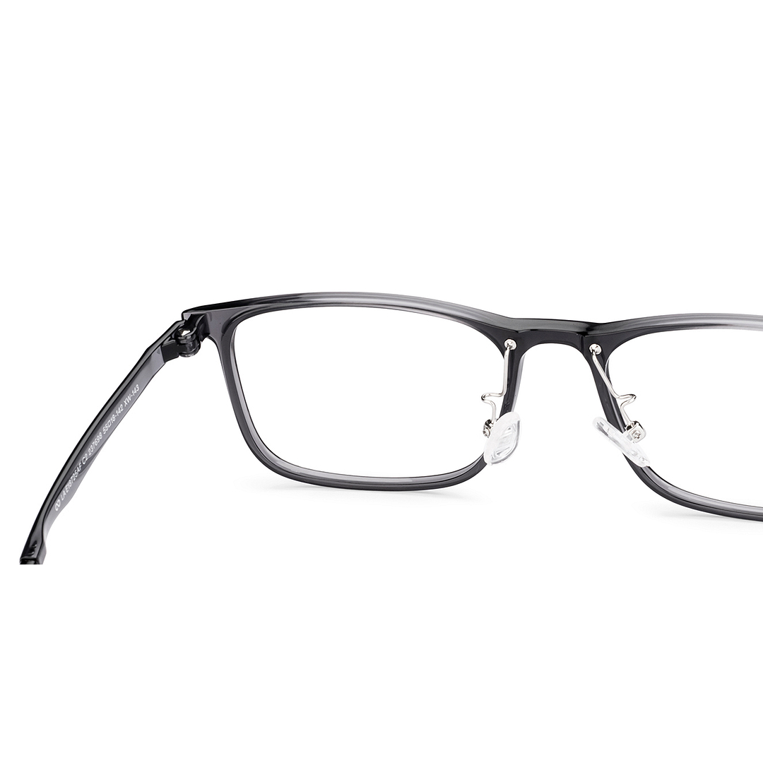 Lenskart Air Gray Transparent Full Rim Rectangle right side
