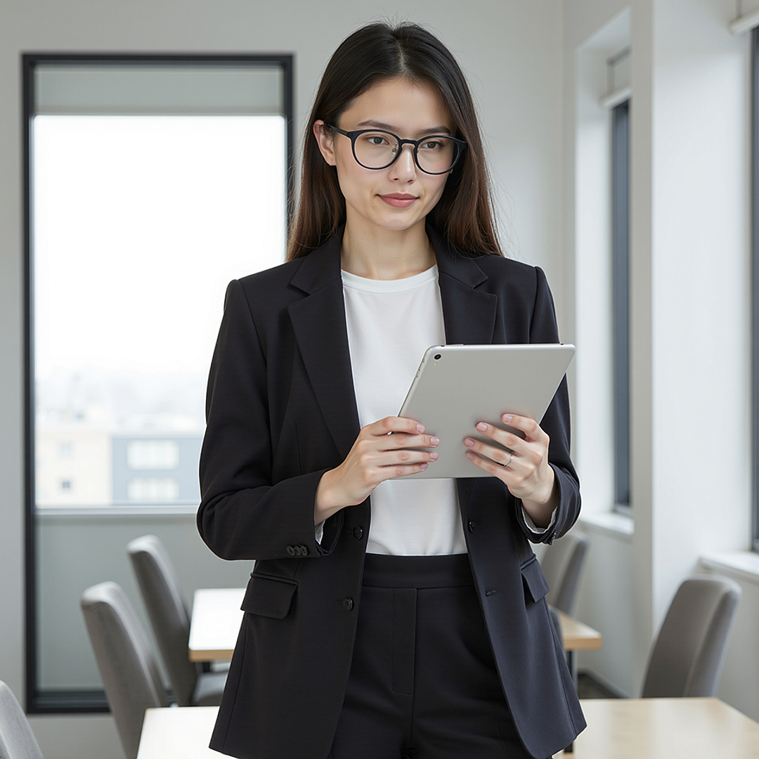 Lenskart Air Gray Transparent Full Rim Round right side