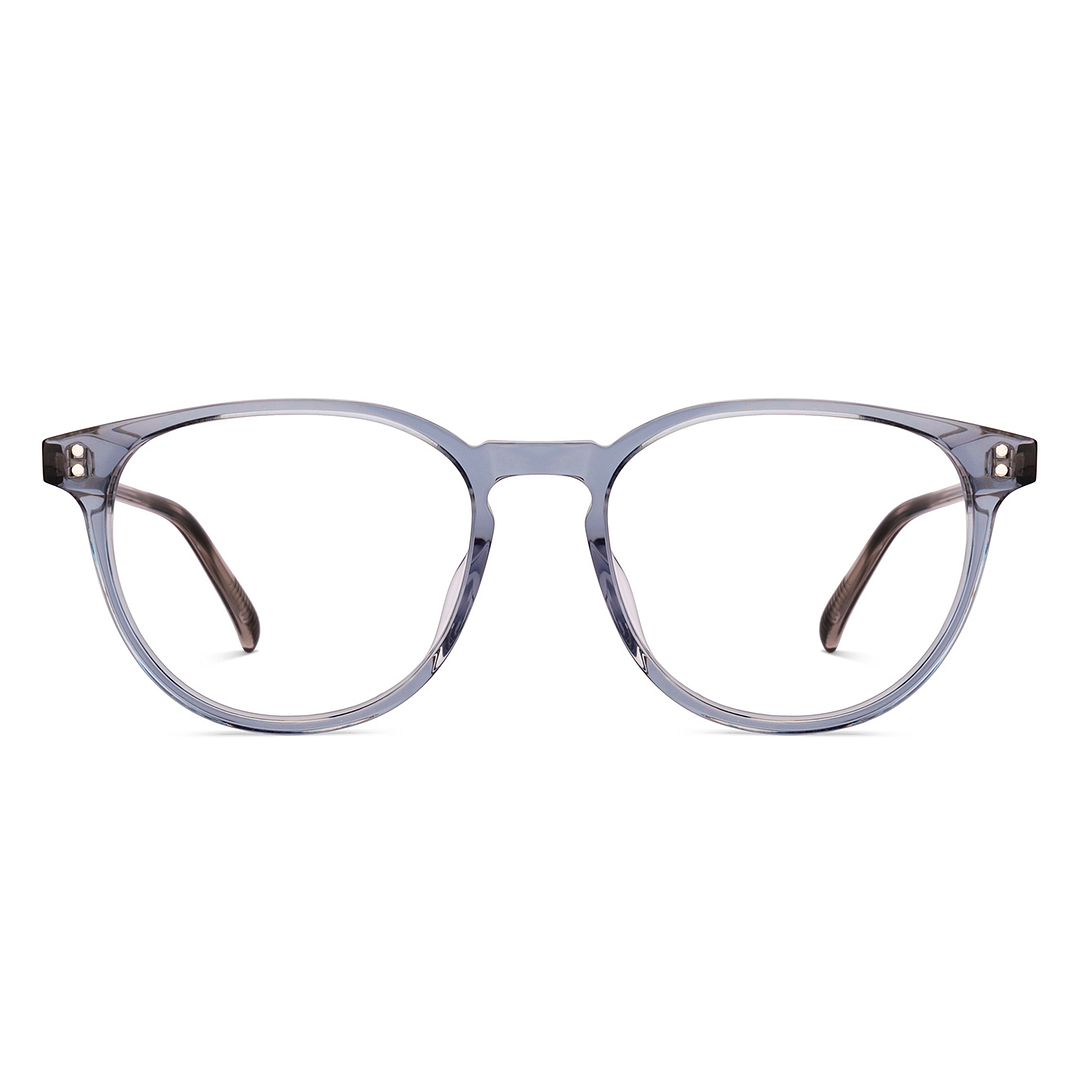 Lenskart Gray Transparent Full Rim Round right side