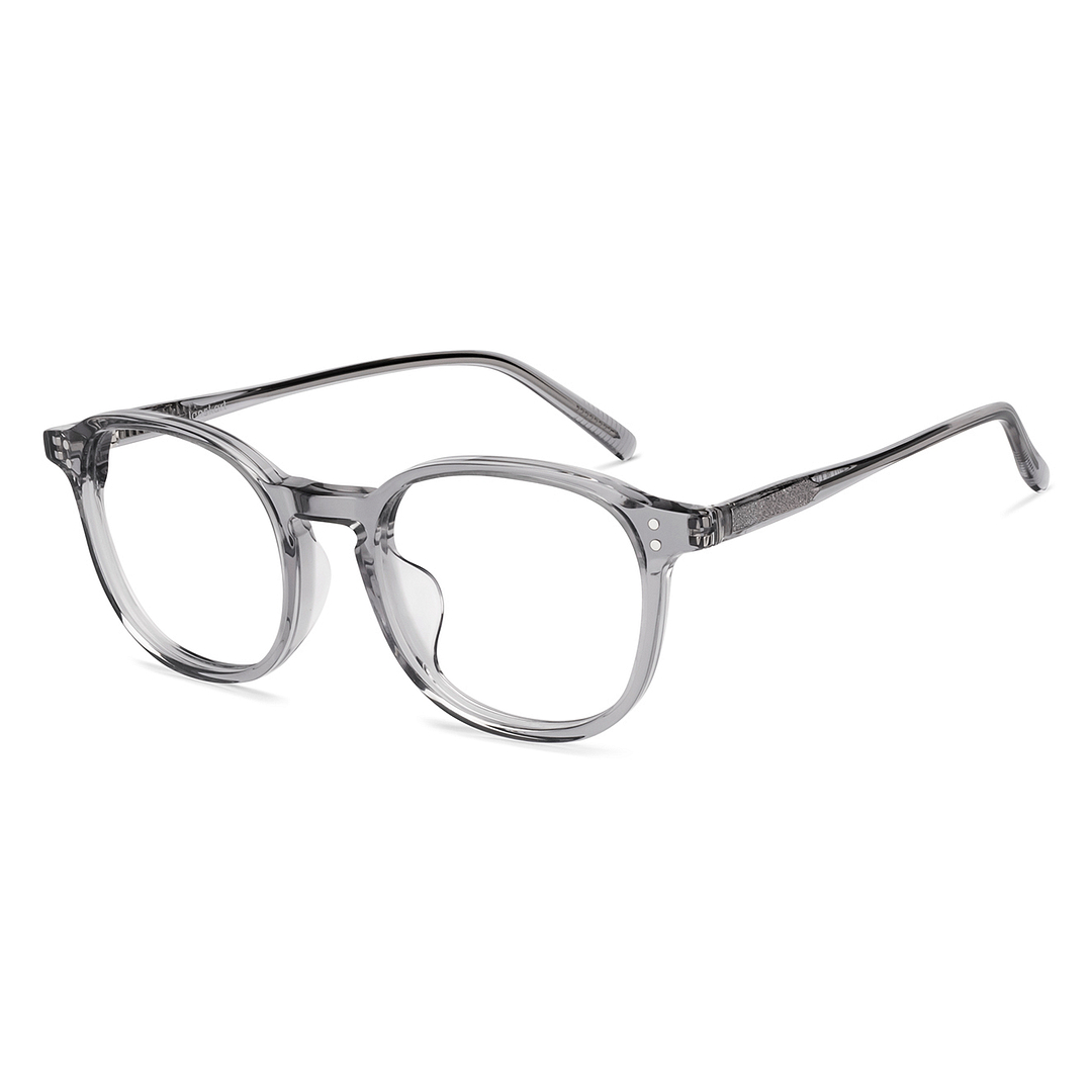 Lenskart Gray Transparent Full Rim Square right side