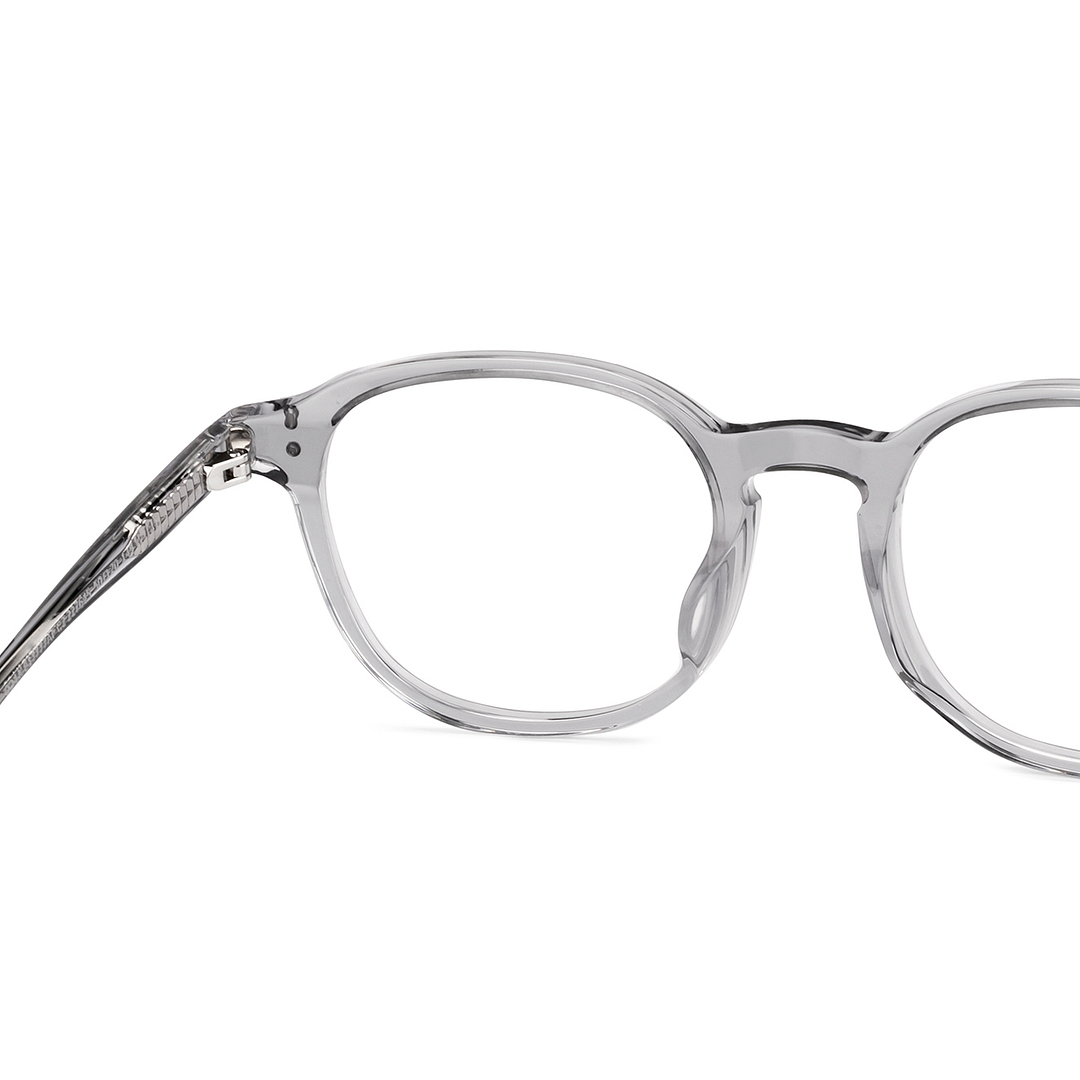 Lenskart Gray Transparent Full Rim Square right side