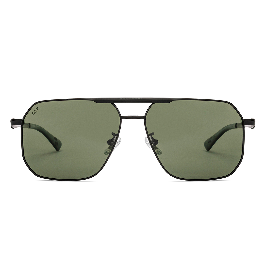 Lenskart STUDIO Black Full Rim Aviator right side