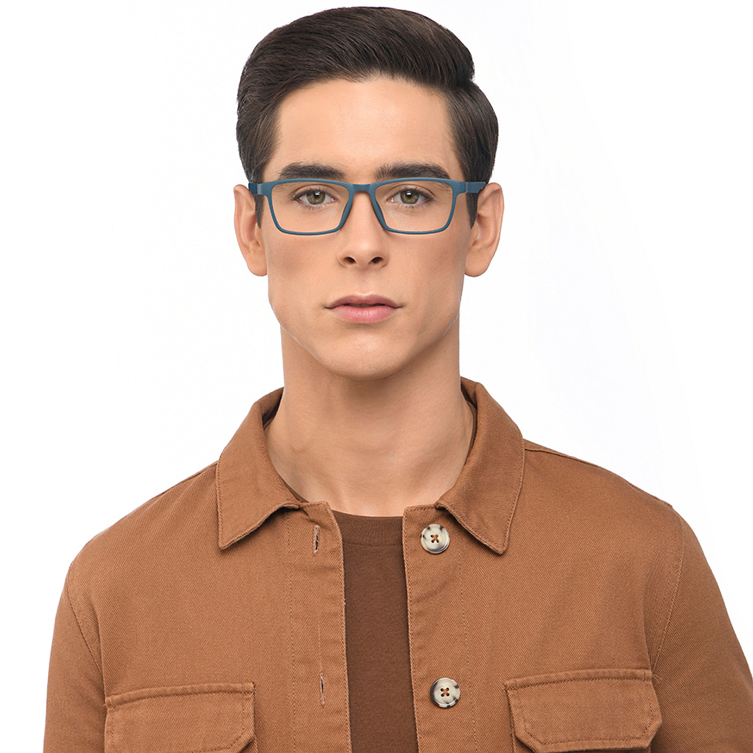 Lenskart Air Green Full Rim Rectangle right side