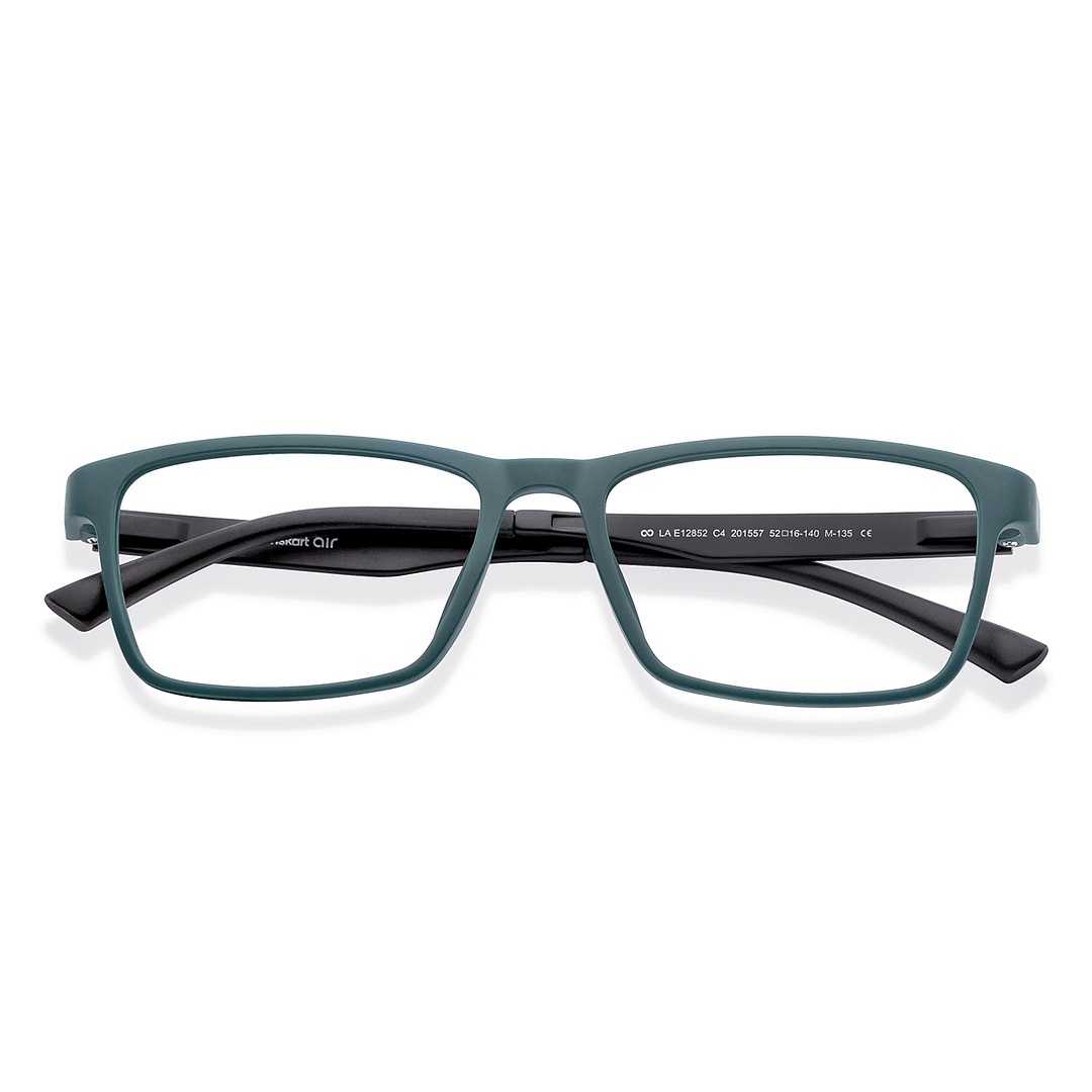 Lenskart Air Green Full Rim Rectangle left side