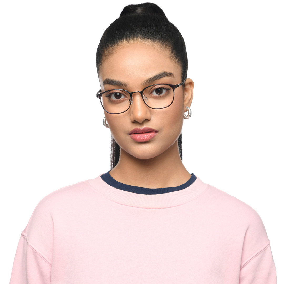 Lenskart Air Green Full Rim Square left side