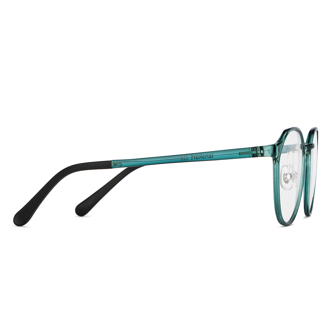 Lenskart Air Online Green Full Rim Round left side