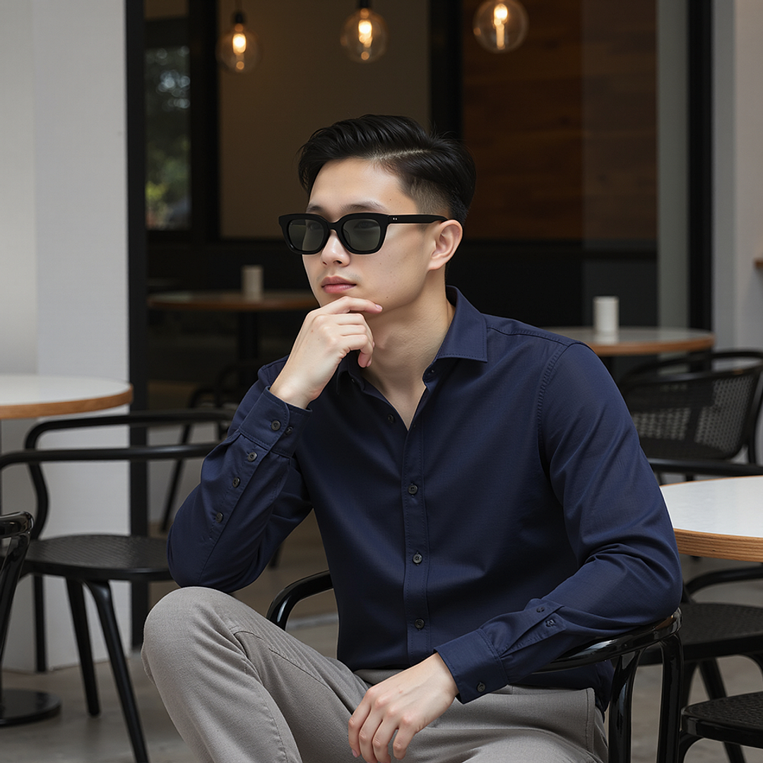 Lenskart Black Full Rim Square left side