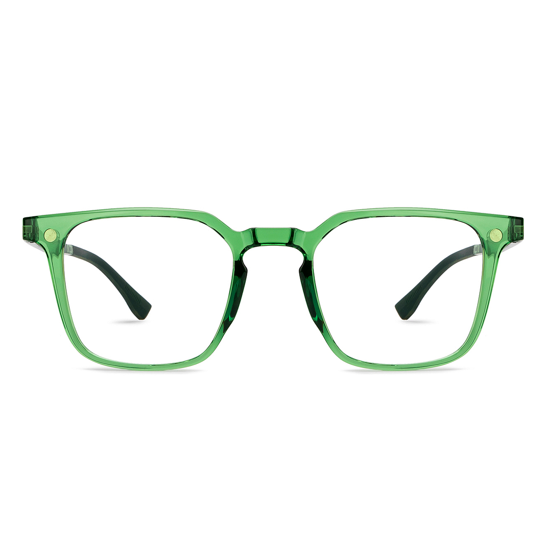 Lenskart Air Green Full Rim Square left side