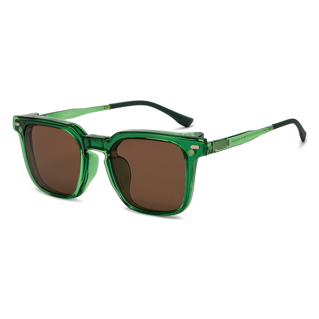 Lenskart Air Green Full Rim Square right side