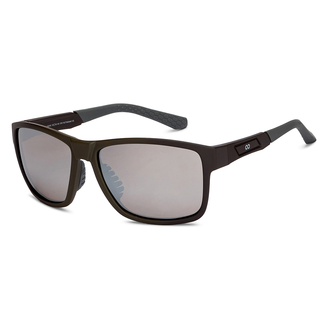 Lenskart Boost Online Brown Full Rim Square left side