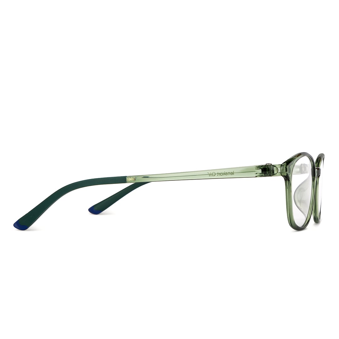 Lenskart Air Online Green Full Rim Cat Eye left side