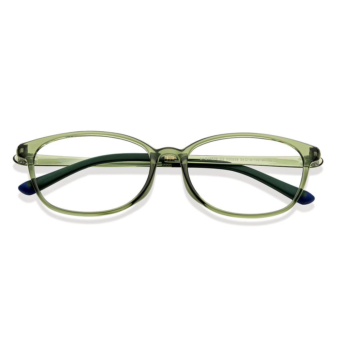 Lenskart Air Online Green Full Rim Cat Eye left side