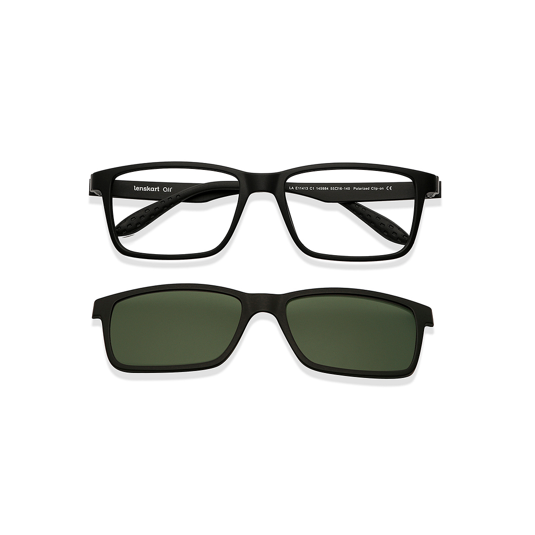 Lenskart Air Online Green Full Rim Rectangle right side