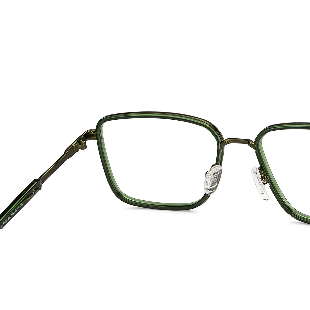 Lenskart Studio Online Green Full Rim Square right side