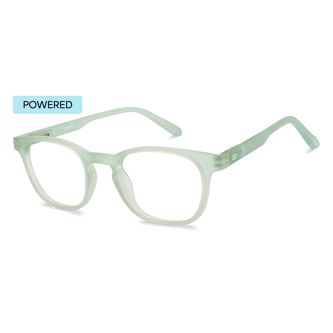 Lenskart Hustlr Online Jade Green Full Rim Square left side