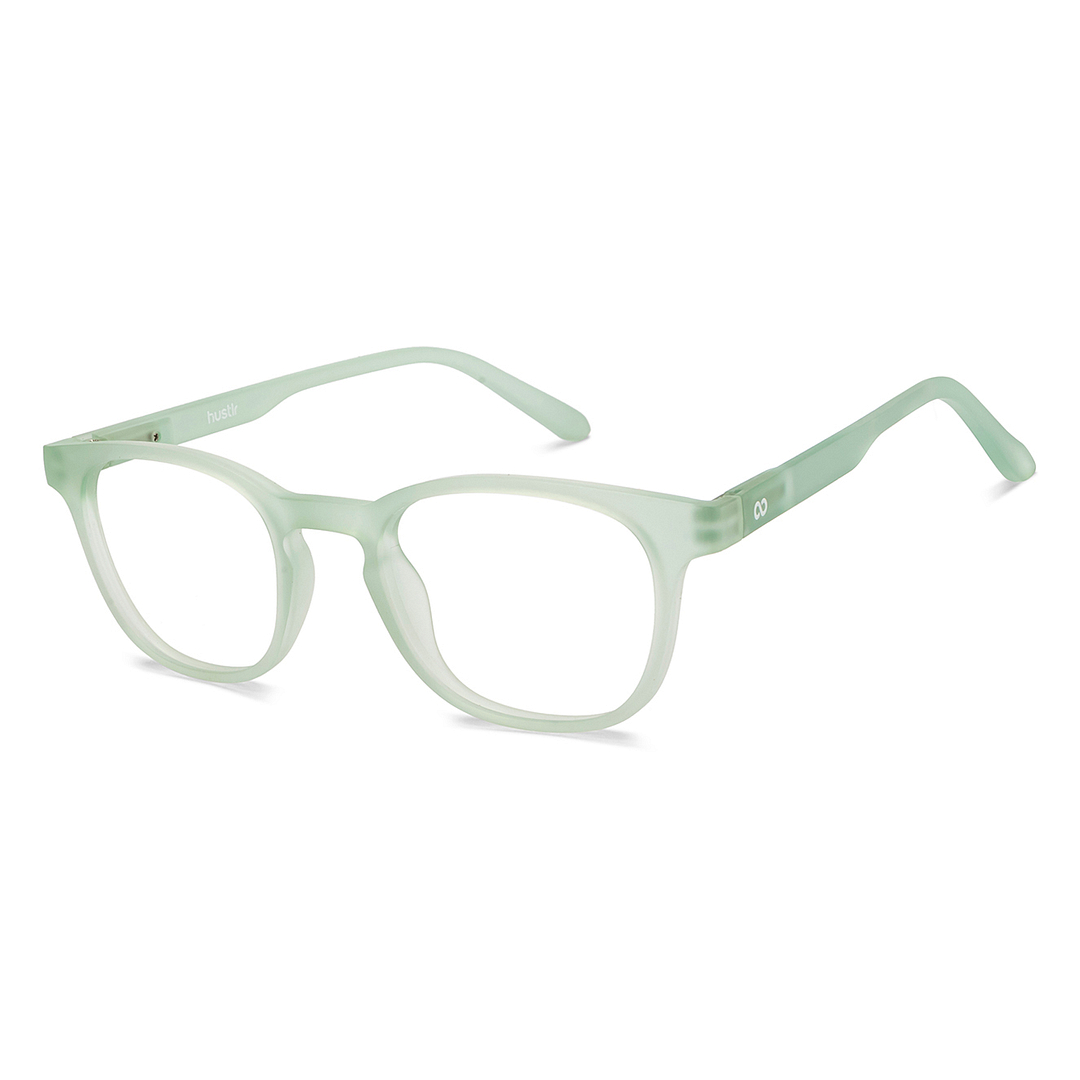 Lenskart Hustlr Online Jade Green Full Rim Square left side