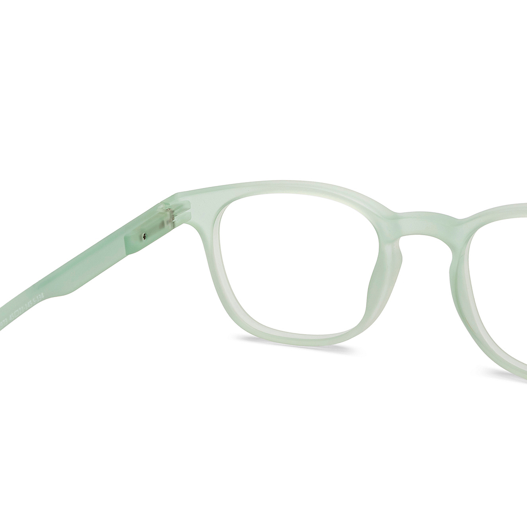 Lenskart Hustlr Online Jade Green Full Rim Square right side