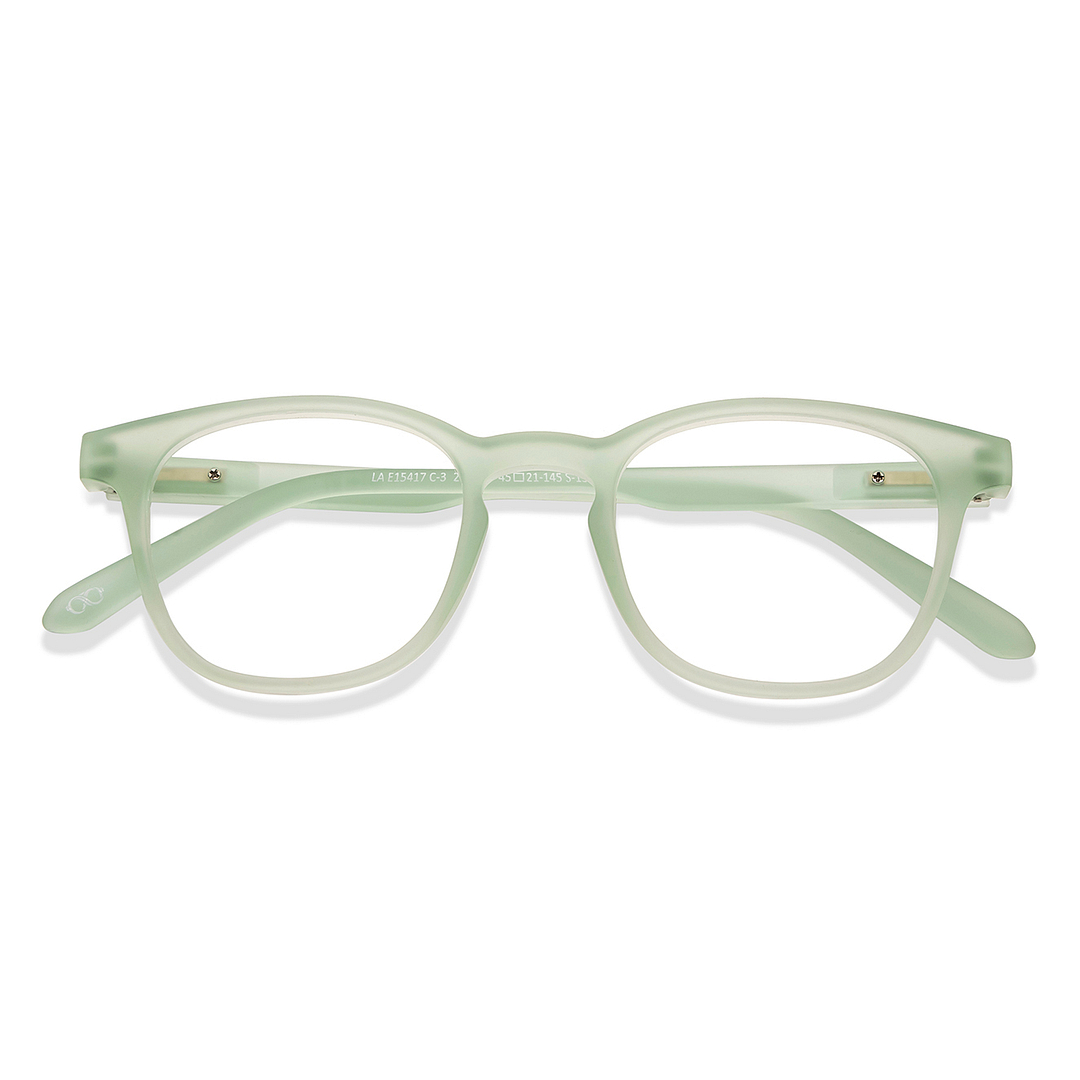 Lenskart Hustlr Online Jade Green Full Rim Square left side