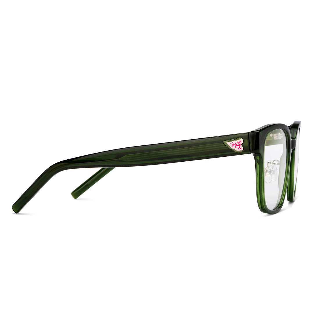 Lenskart Green Full Rim Square left side