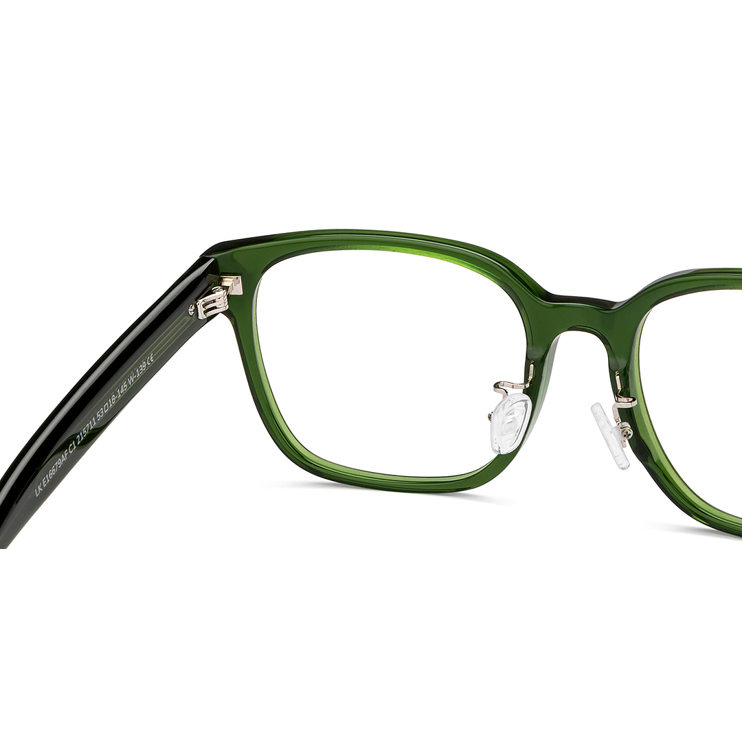 Lenskart Green Full Rim Square left side