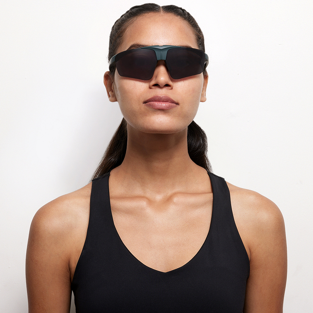 Lenskart Boost Online Green Full Rim Square left side