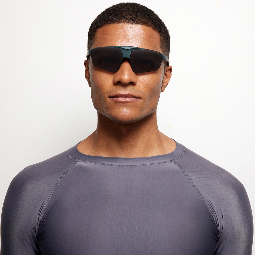 Lenskart Boost Online Green Full Rim Square left side