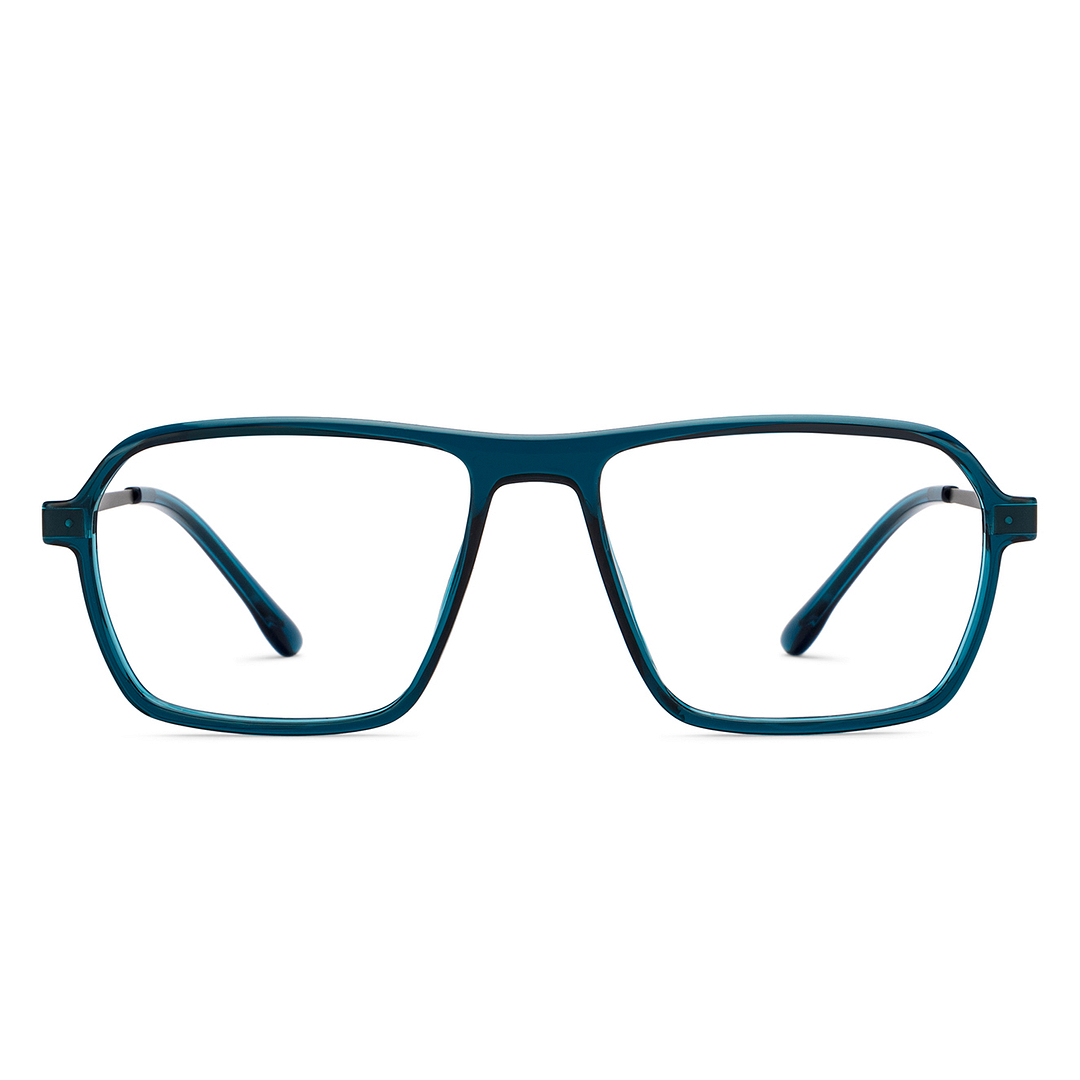 Green Gunmetal Full Rim Square Lenskart Air Comfort LA E14574-C4
