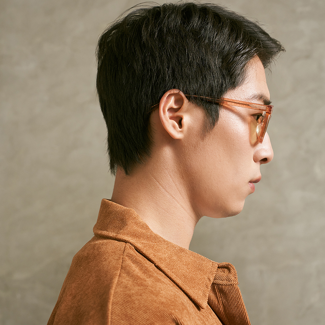Lenskart Light Brown Full Rim Square right side