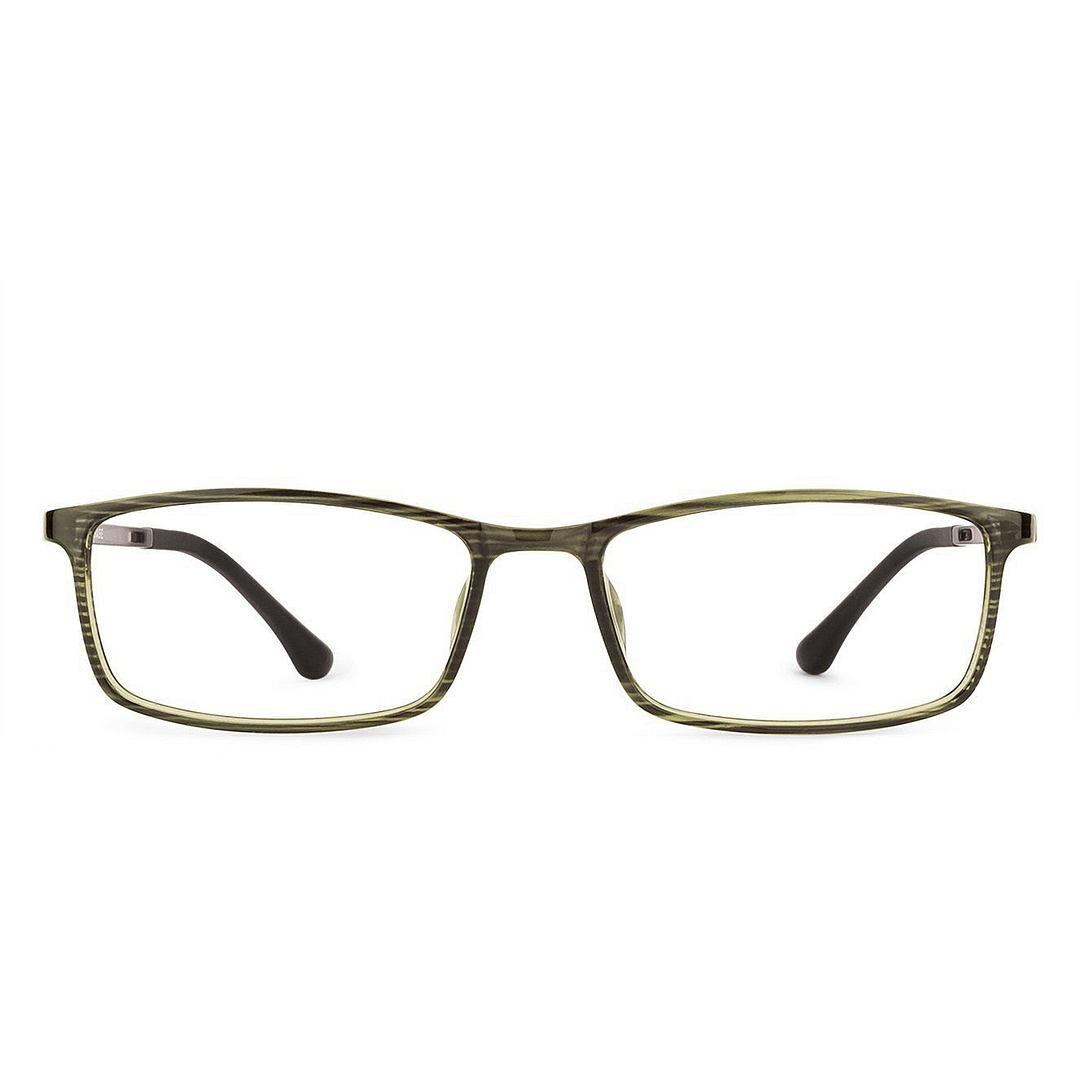 Lenskart Air Online Green Transparent Full Rim Rectangle left side
