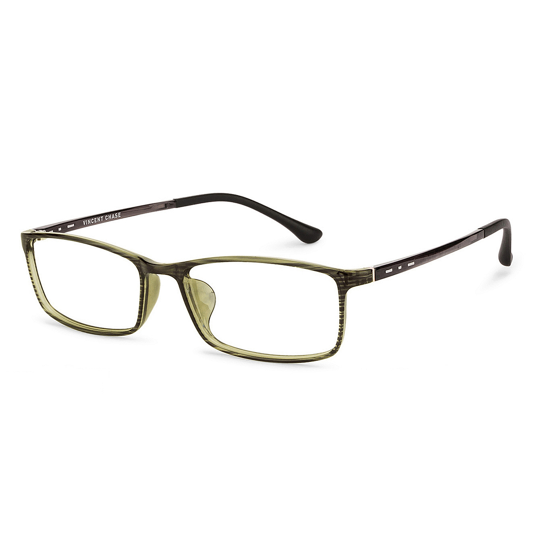 Lenskart Air Online Green Transparent Full Rim Rectangle left side