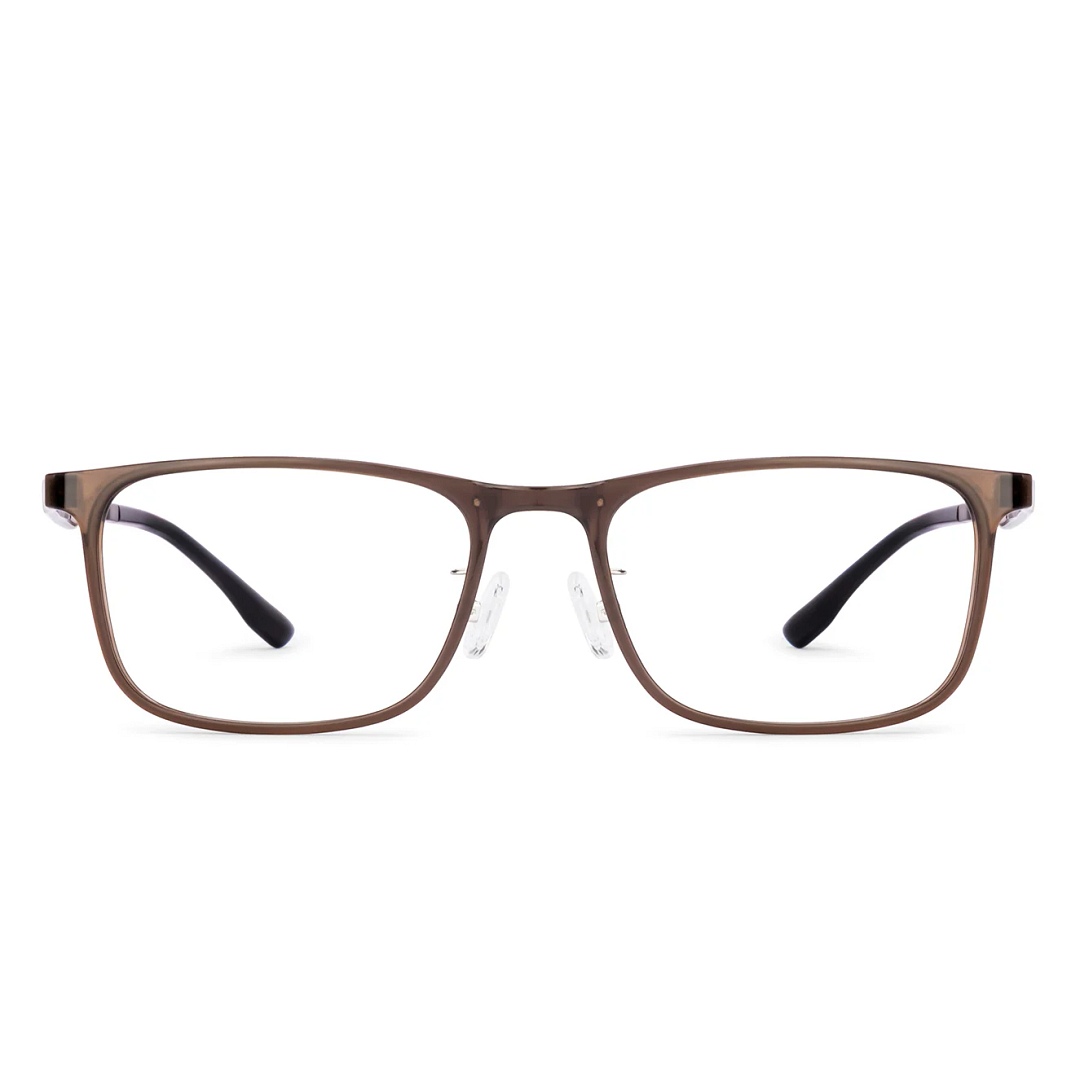 Lenskart Air Brown Transparent Full Rim Rectangle right side