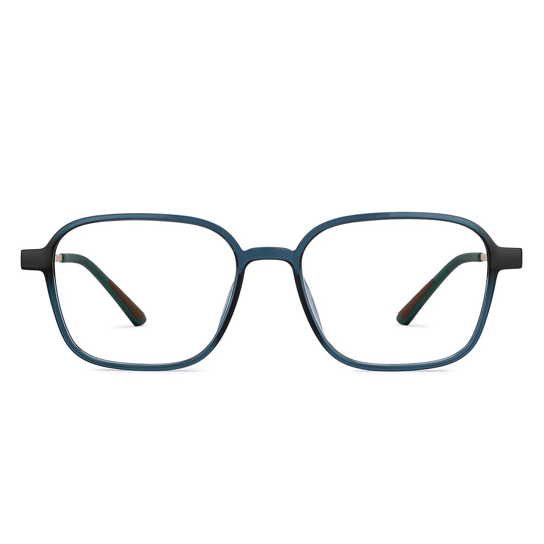 Lenskart Air Green Transparent Full Rim Square right side